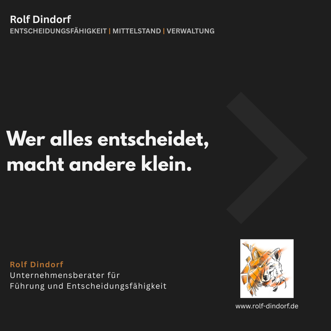 Grafik zur Kontrollillusion und Entscheidungsfähigkeit in Unternehmen